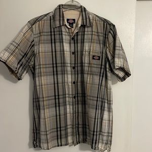 Dickies striped button down size‎ L